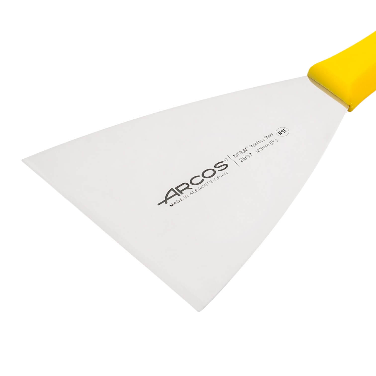 Spatola Arcos serie 2900 125x120 mm con manico colorato