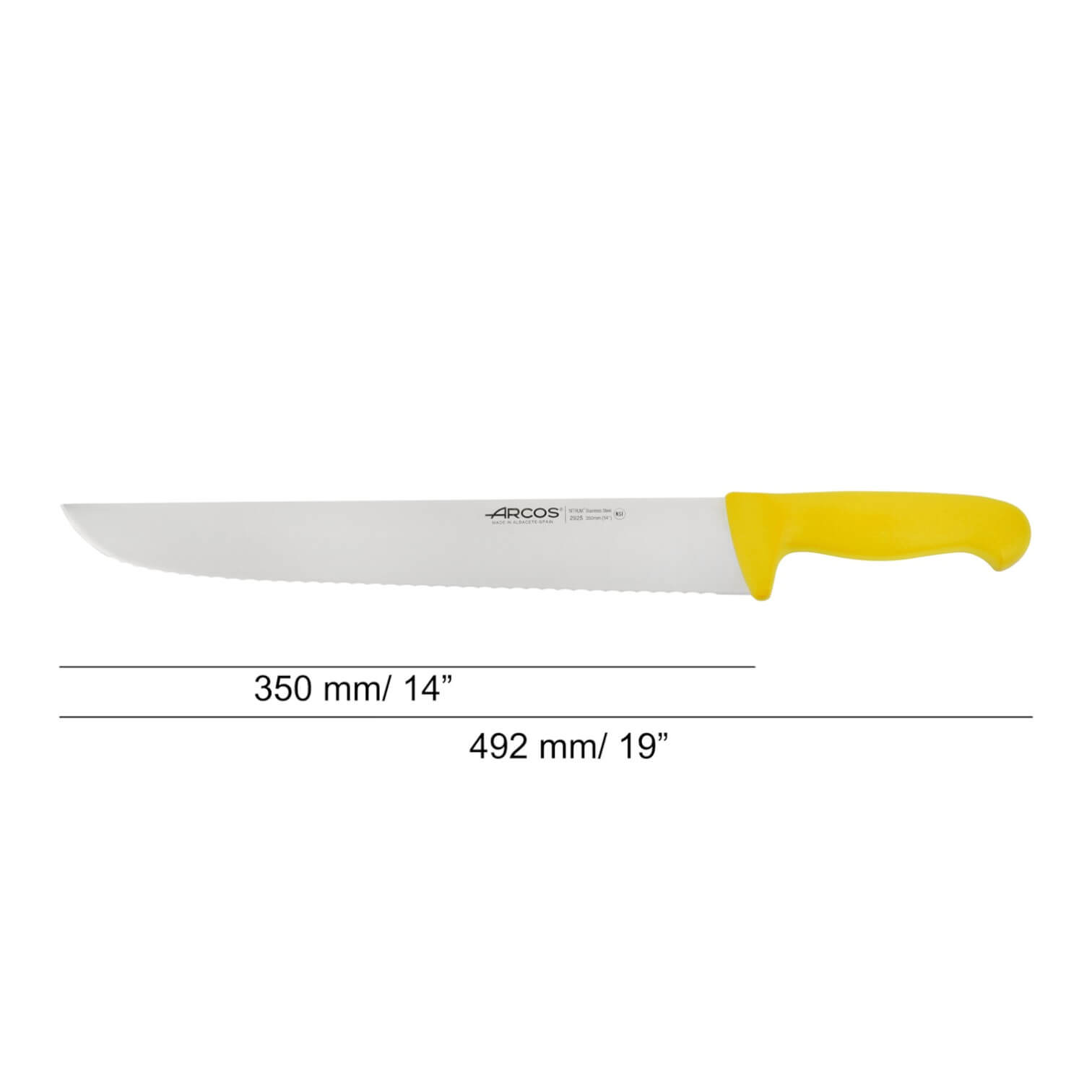 Cuchillo pescadero con hoja de 350 mm Arcos serie 2900