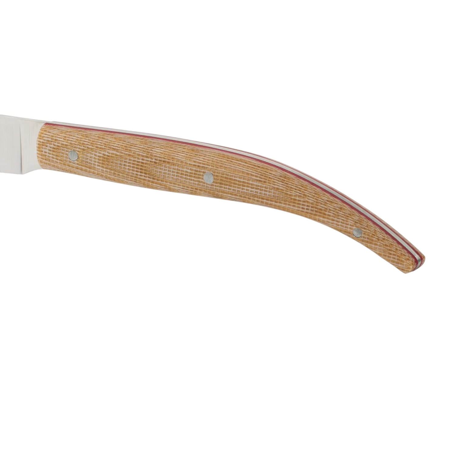 Faca de bife Origin com lâmina de 110 mm e cabo em micarta castanha Arcos.