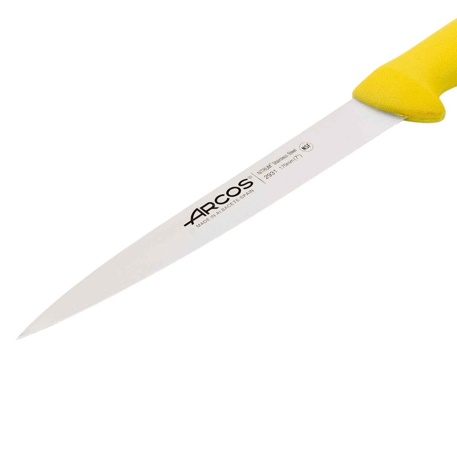Faca de sola de 170 mm Arcos série 2900 em polipropileno colorido