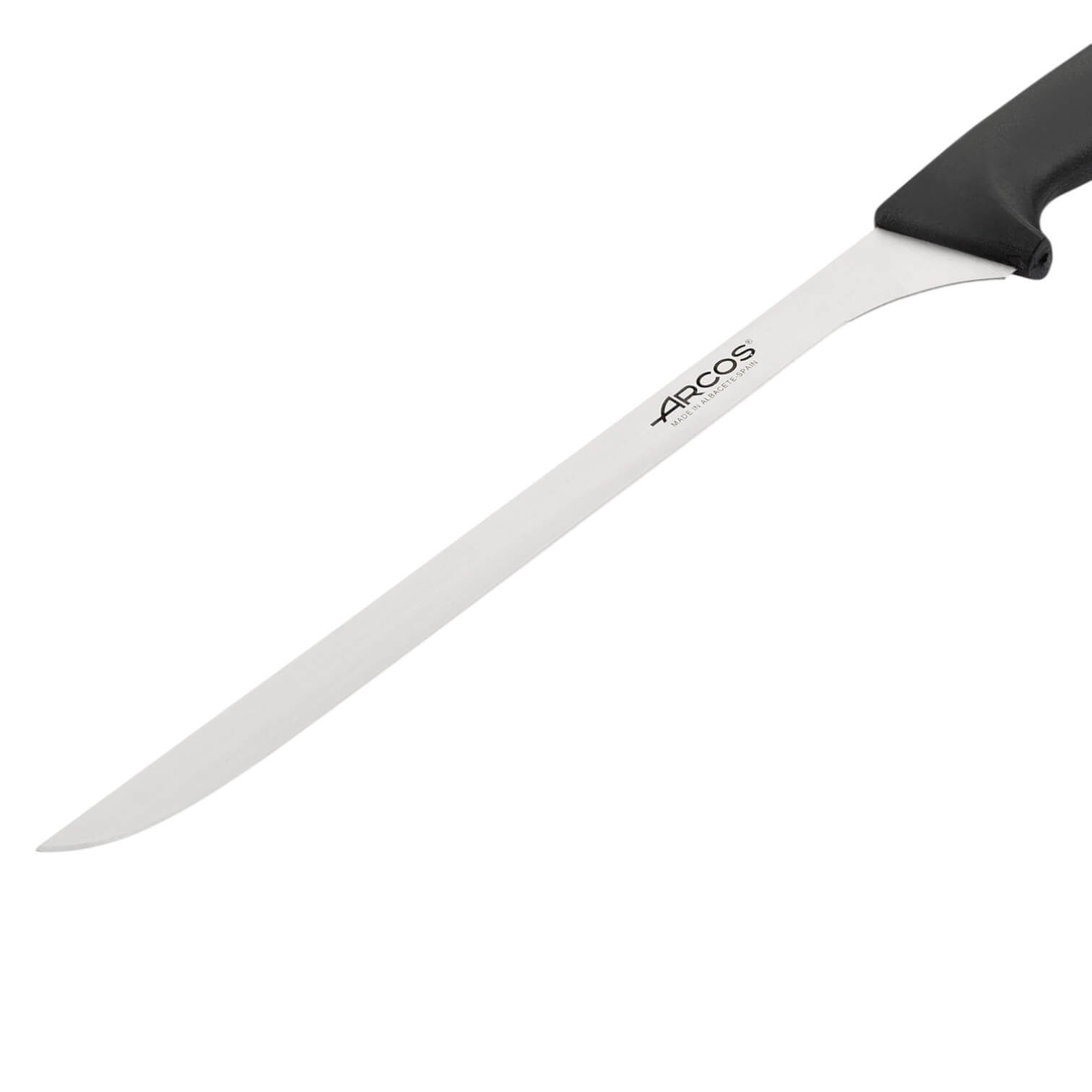 Arcos Niza series ham knife with black polypropylene handle 230 mm
