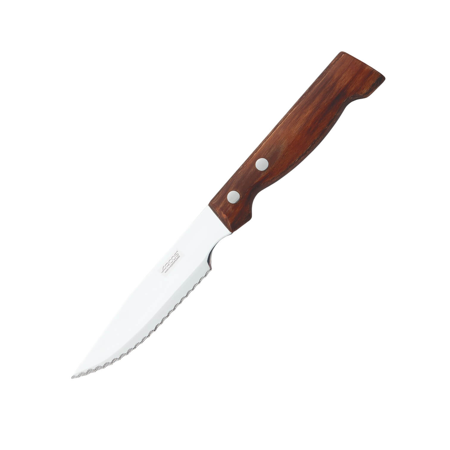 Coltello da bistecca a lama larga con manico in legno set 12 unit...