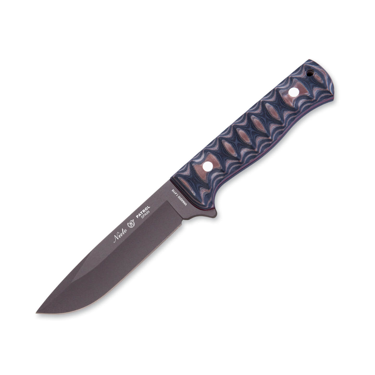 Cuchillo táctico Nieto Patrol Combate con mango de Katex y hoja ...