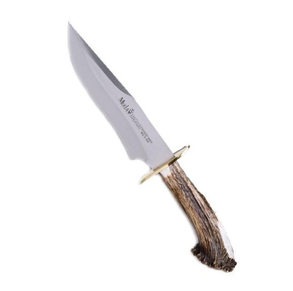 Muela Magnum 17S cuchillo de caza con mango de asta de ciervo con...