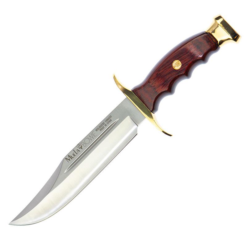 Cuchillo Bowie 18 Muela con mango de estamina y hoja de 18 cm