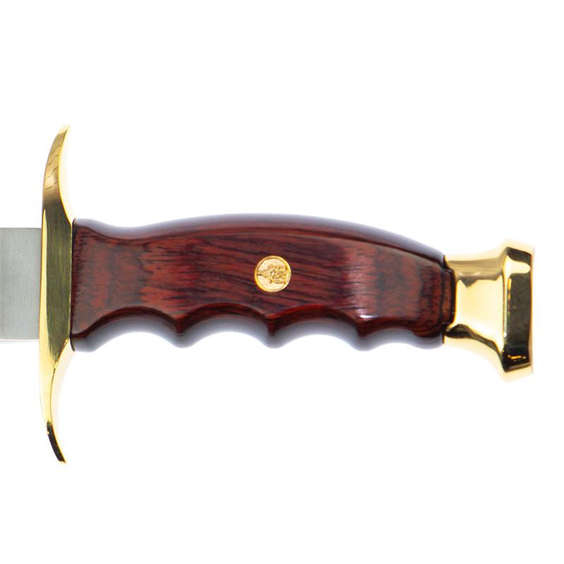 Cuchillo Bowie 18 Muela con mango de estamina y hoja de 18 cm
