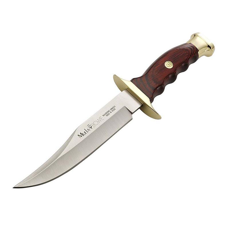 Cuchillo Bowie 16 Muela con mango de estamina y hoja de 16 cm