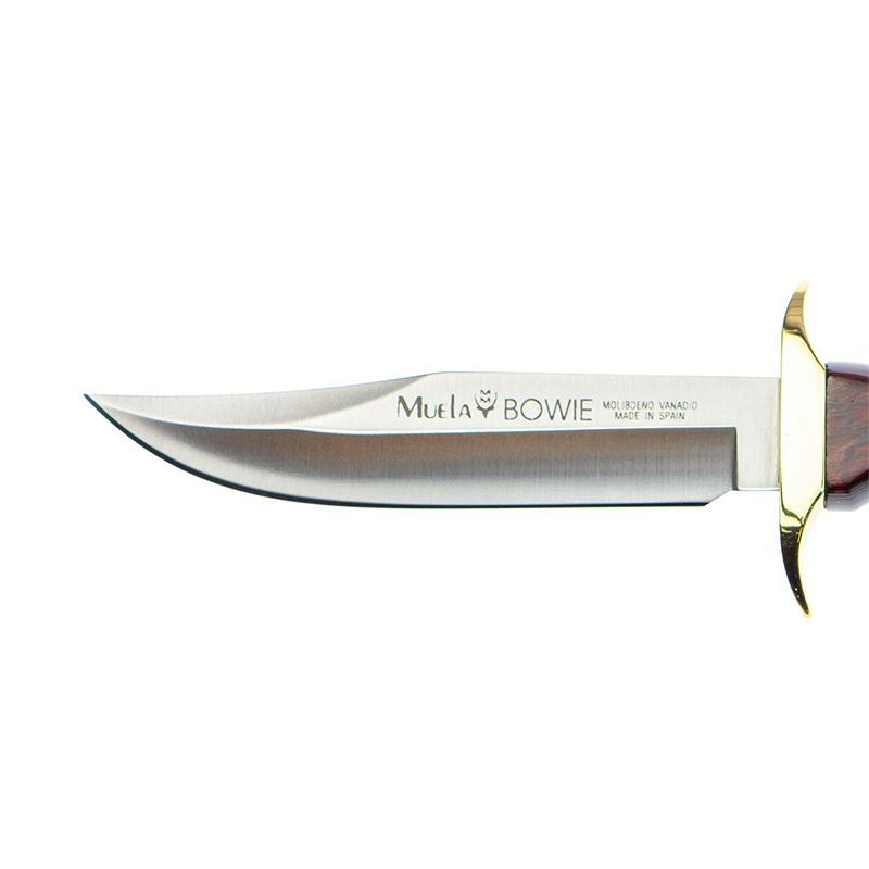Cuchillo Bowie 10 Muela con mango de estamina y hoja de 10 cm