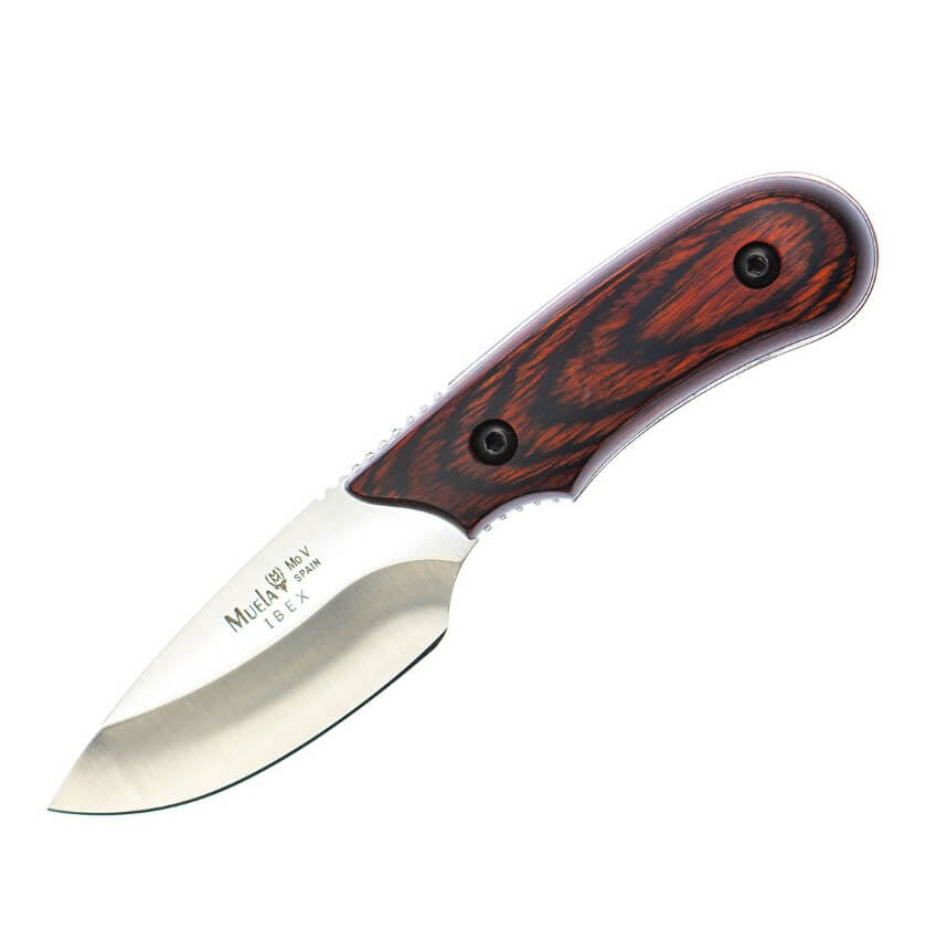 Cuchillo desollador Muela Ibex con mango de estamina y hoja de 7....
