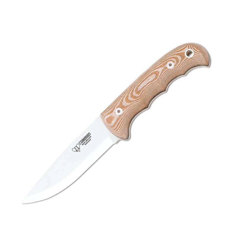Cuchillo Bushcraft con hoja de acero Böhler N695 de 11 cm. Cacha...
