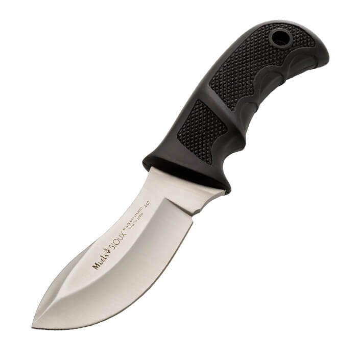 Cuchillo de despellejar Muela Bisonte de hoja ancha con mango de ...