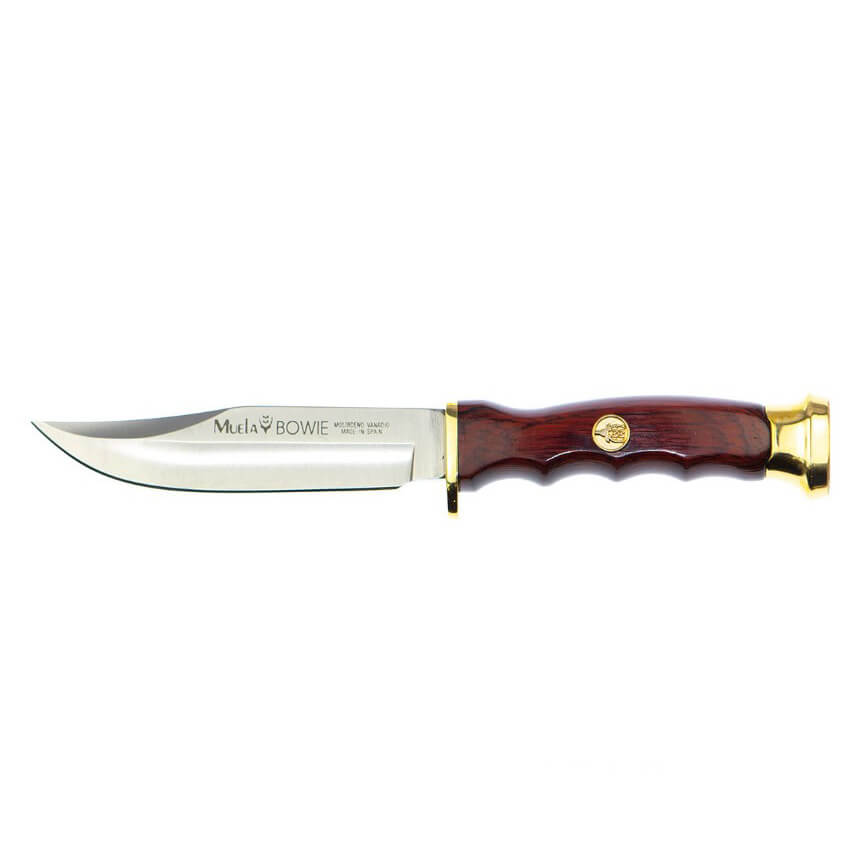 Cuchillo de caza Muela Bowie con mango de estamina y hoja de 10 cm BWF-10