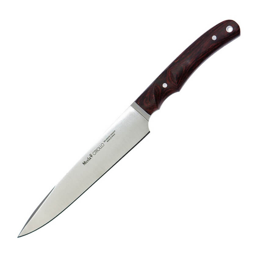 Cuchillo de barbacoa Muela Criollo con mango de estamina y hoja d...