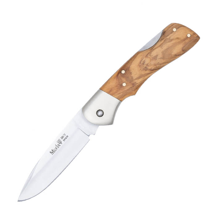 Navaja de caza Muela BX con mango de madera de madera de olivo y ...