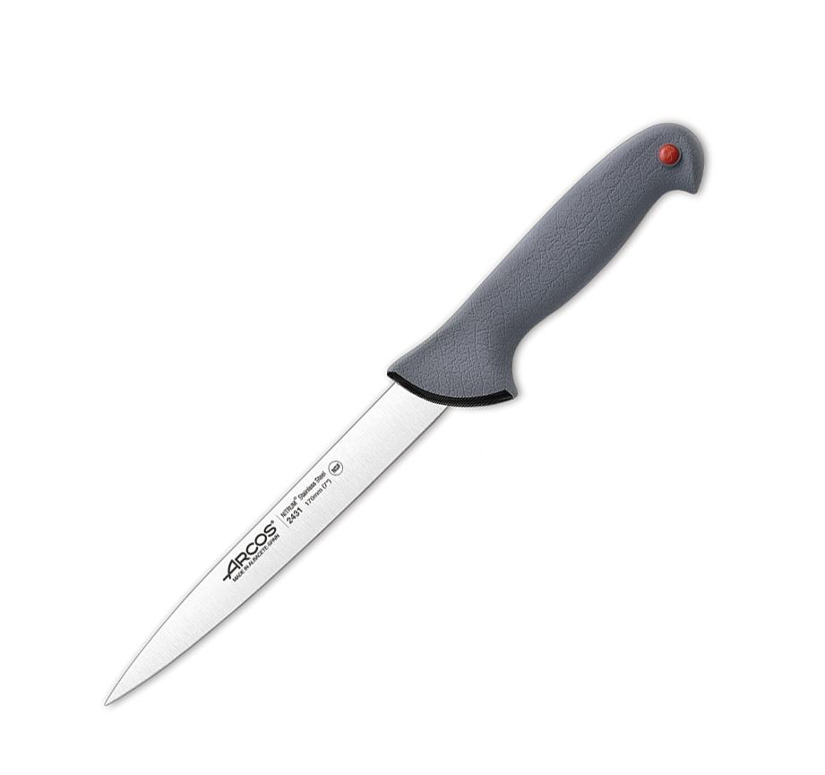 Cuchillo fileteador con hoja de 17 cm Arcos Colour prof