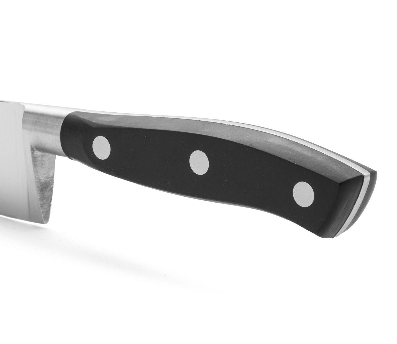 Cuchillo cocinero Arcos Riviera Negra con hoja de acero NITRUM de 20 cm