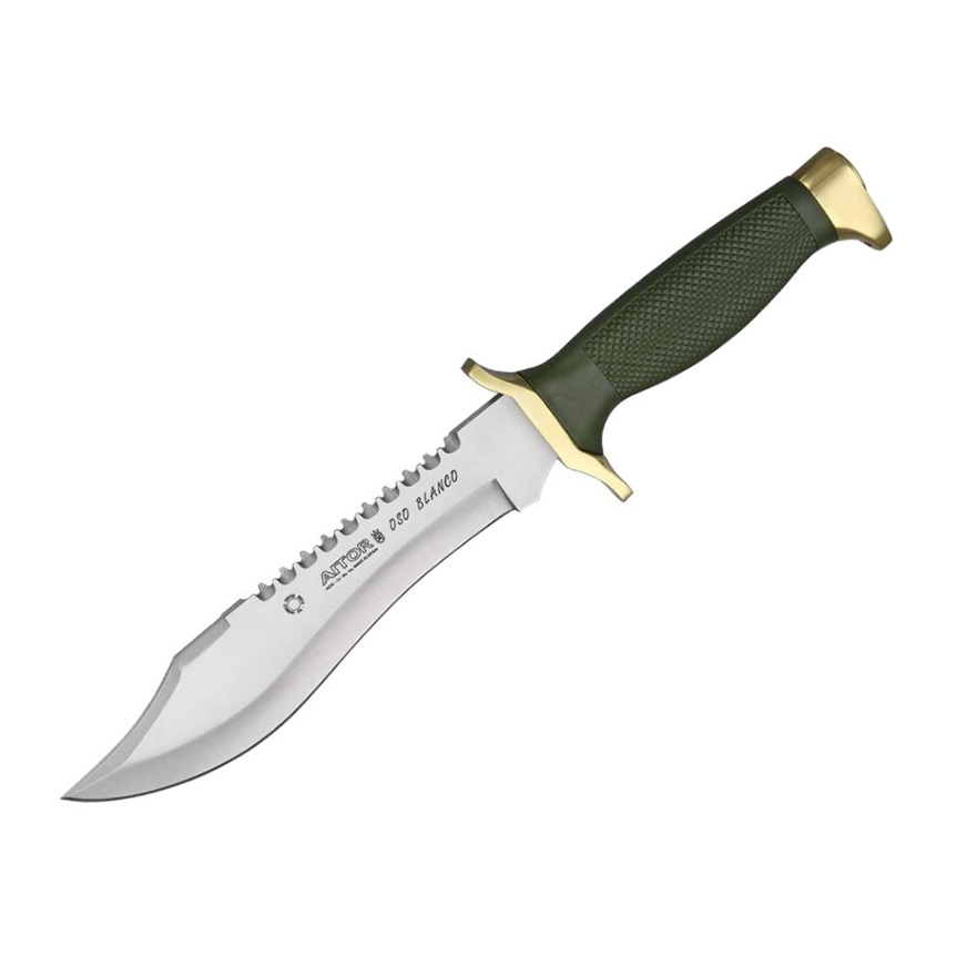 Coltello Militare Aitor Oso Blanco 16009 con manico verde