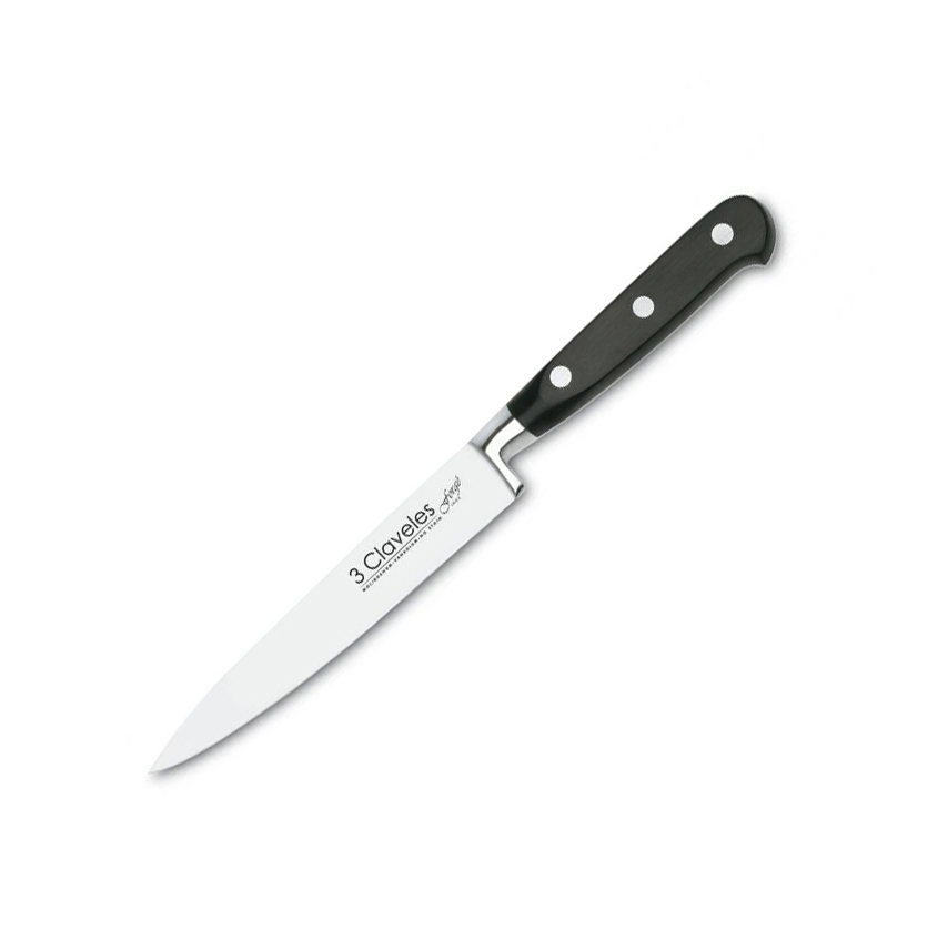Cuchillo fileteador 3 Claveles forgé con hoja de 15 cm y mango d...