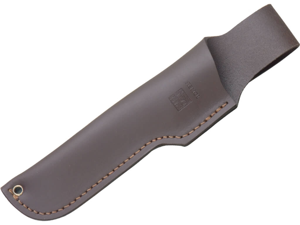 Cuchillo de caza Joker Luchadera con mango de asta de ciervo y hoja clip point de 16 cm