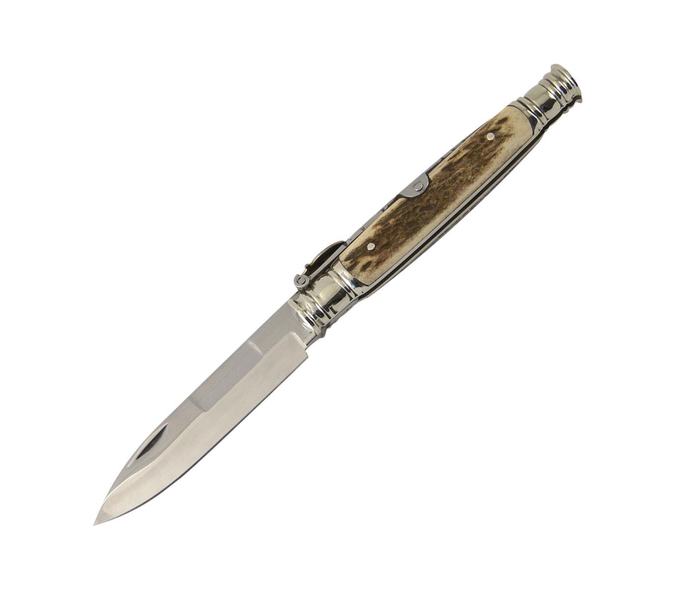 Navaja Machete artesana con mango de asta de ciervo y hoja de 8.5...