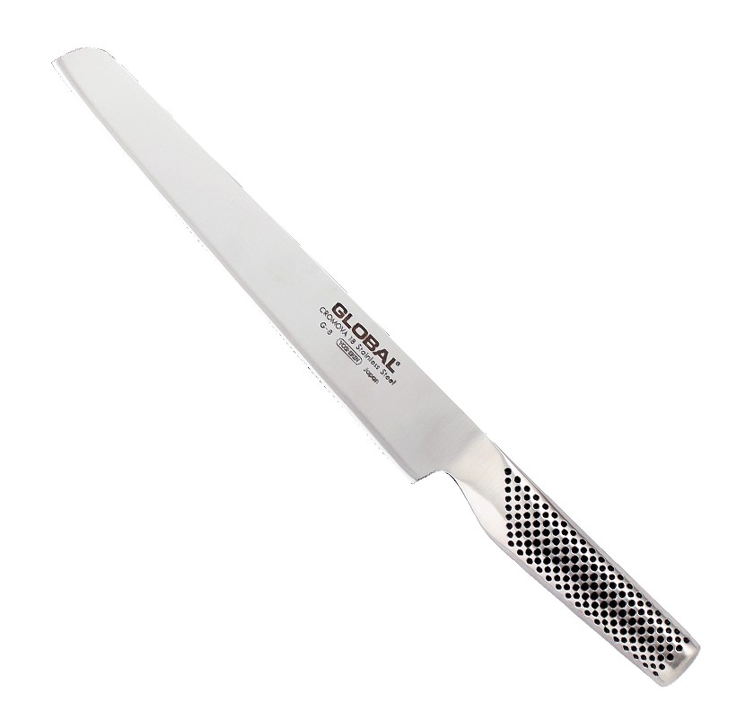Cuchillo rebanador de asados Global G-8 con hoja de 22 cm