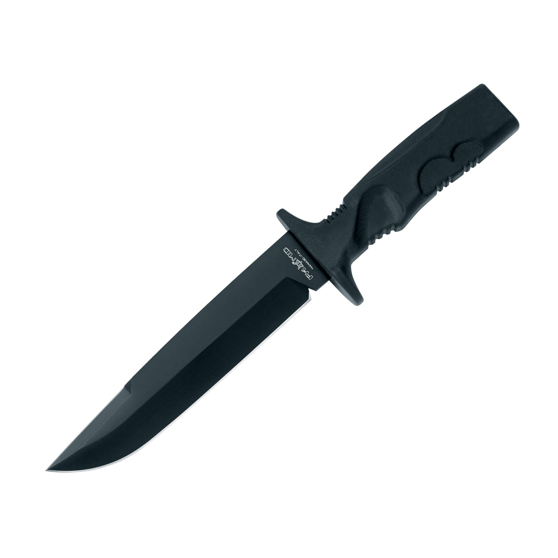 Cuchillo táctico Fox Military Taranis con mango de Forprene negr...