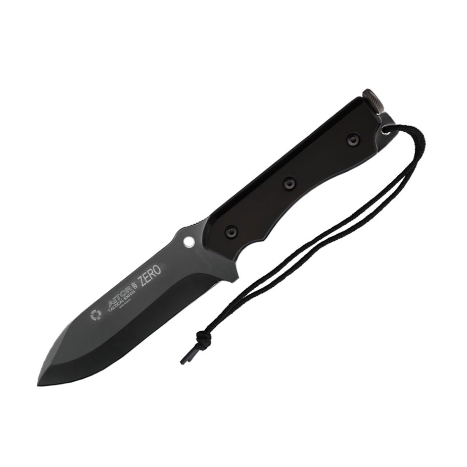 Coltello militare Aitor Zero Black con lama nera 16127