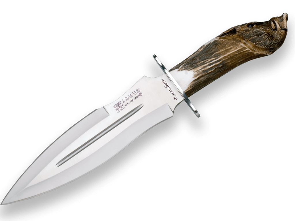 Cuchillo de caza Joker Facochero edición colección con puño de...