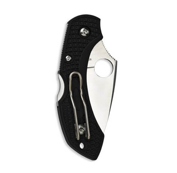 Navaja táctica Spyderco Dragonfly 2 con mango de FRN negro y hoja de 5.8 cm