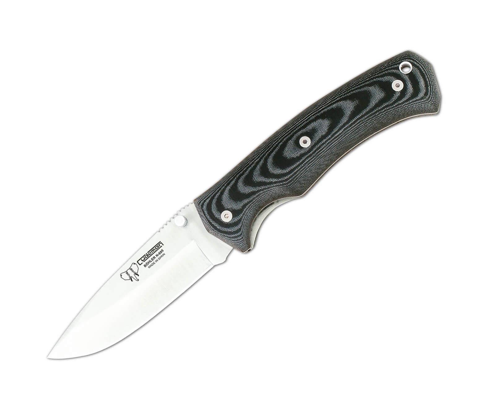 Navaja táctica Cudeman. Mango micarta negra. 