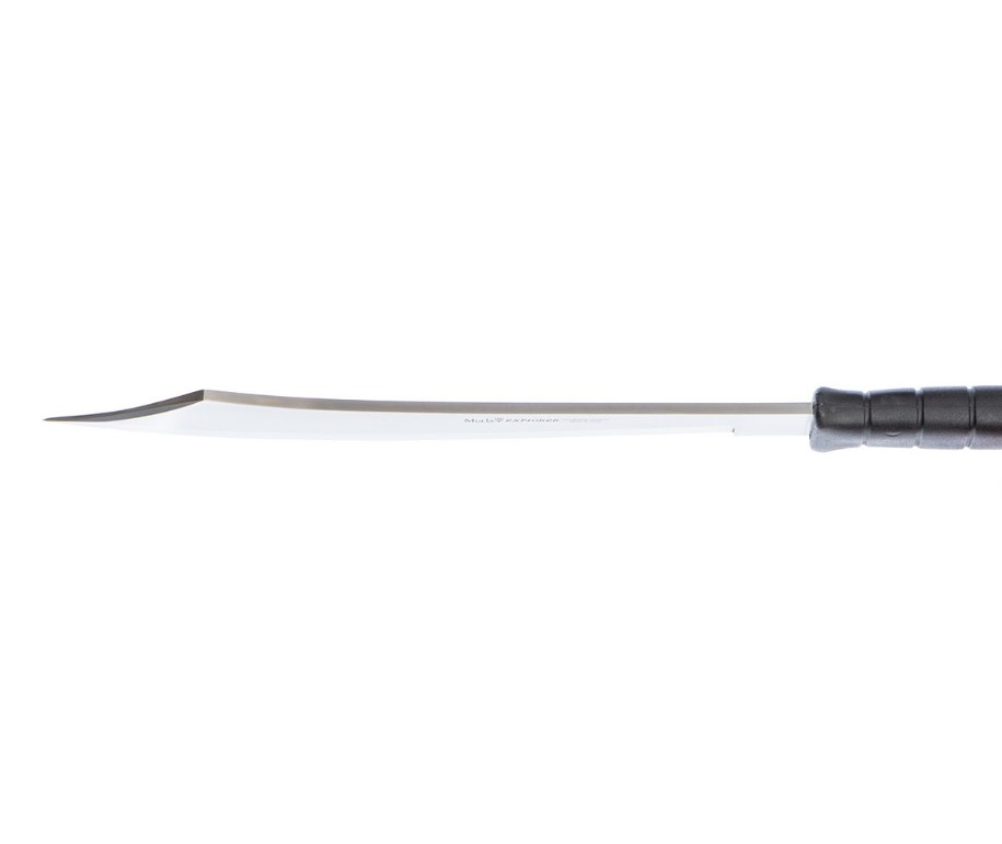 Machete Explorer-32G de Muela con mango de goma negra y hoja de 32 cm
