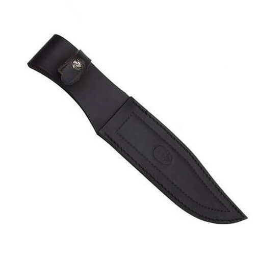 Muela 21833 hunting knife with wooden and silver zamak handle and 18 cm blade