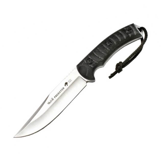 Cuchillo táctico Muela Predator 14W con mango de micarta negra y...