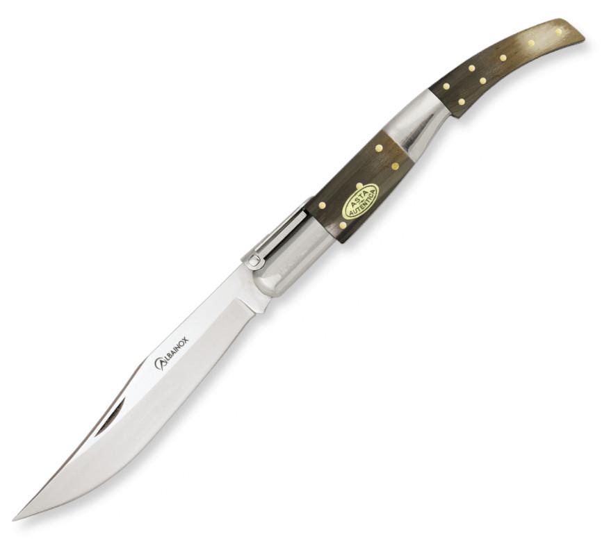 Navaja ARABE CARRACA Nº3 con mango de asta de toro y hoja de 13 ...