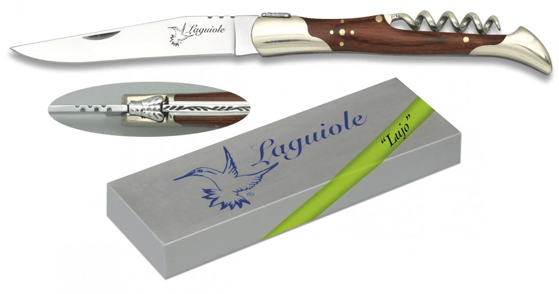 Navaja Laguiole de Albainox con mango de stamina, sacacorchos, vi...