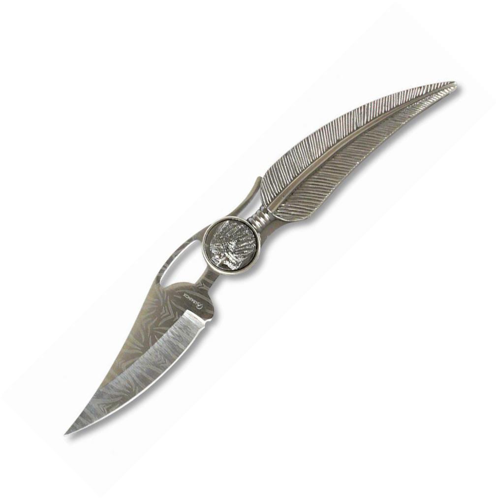Navaja Albainox Apache con mango de forma de pluma y hoja de 8,7 ...
