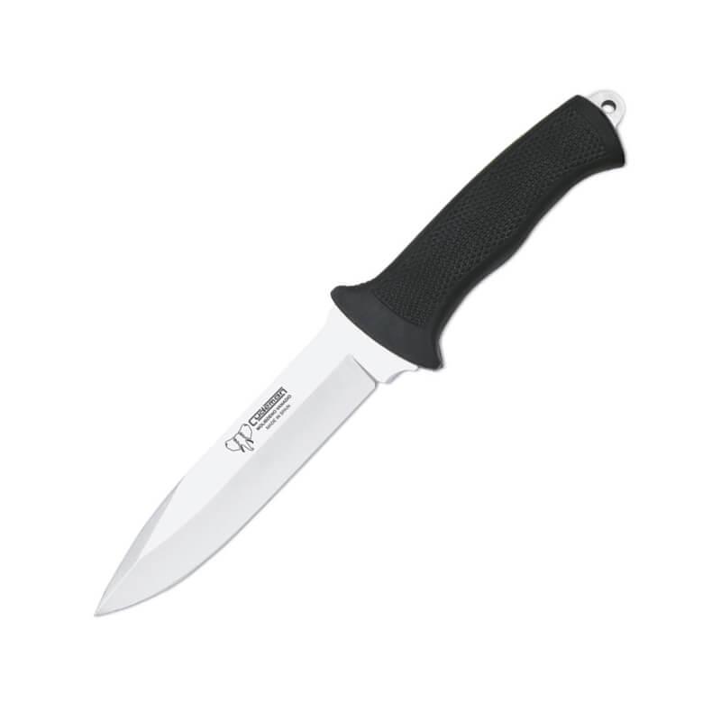 Cuchillo táctico Cudeman modelo TORNADO. Mango en caucho negro. ...