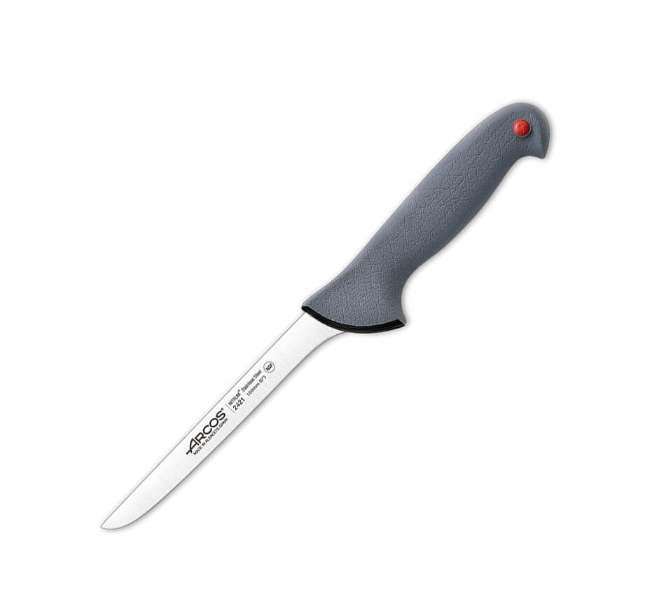 Cuchillo deshuesador recto con hoja de 15 cm Arcos Colour prof