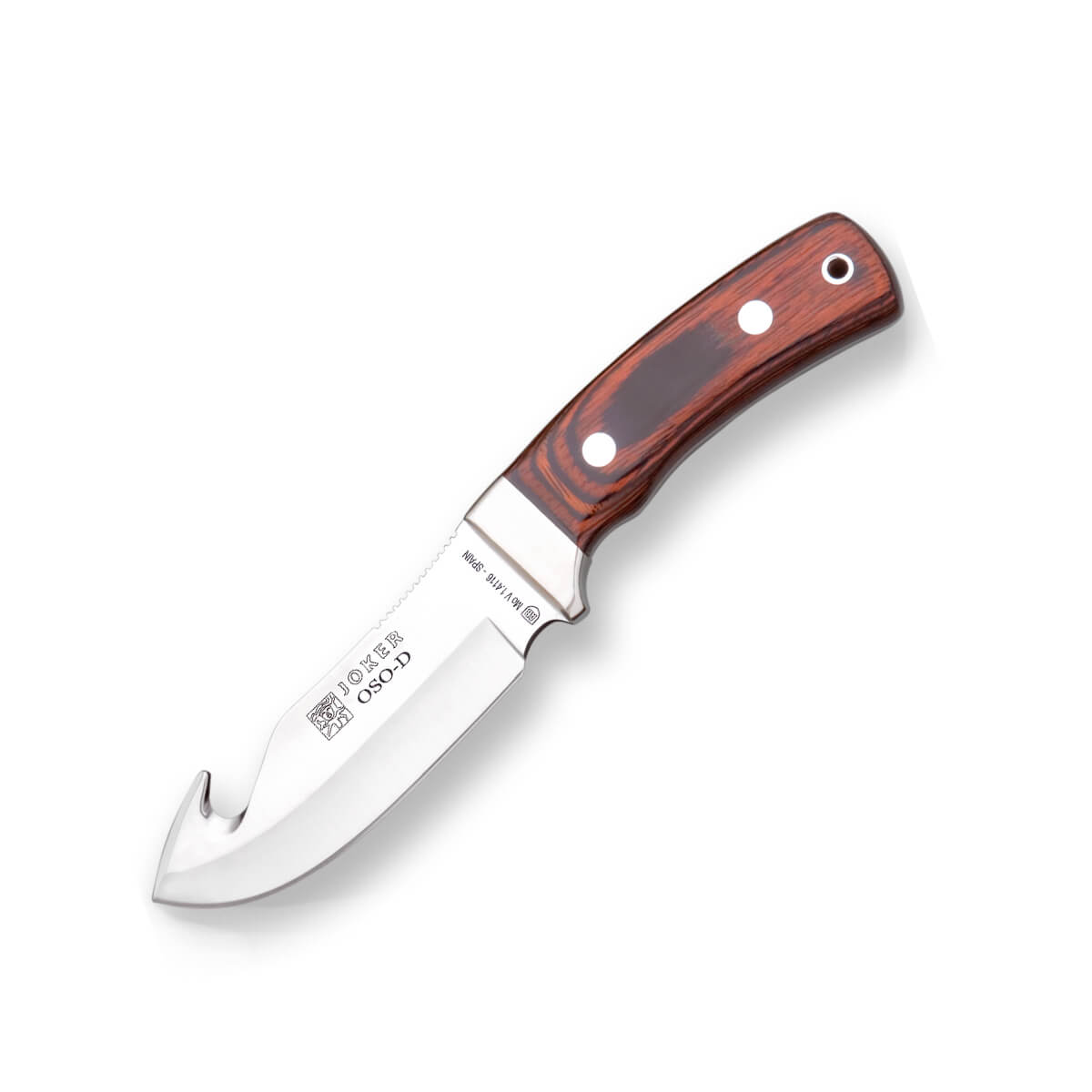 Cuchillo desollador Joker Oso con mango de estamina y virola de a...