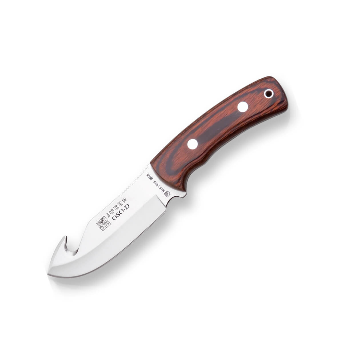 Cuchillo desollador Joker Oso con mango de estamina y hoja skinne...