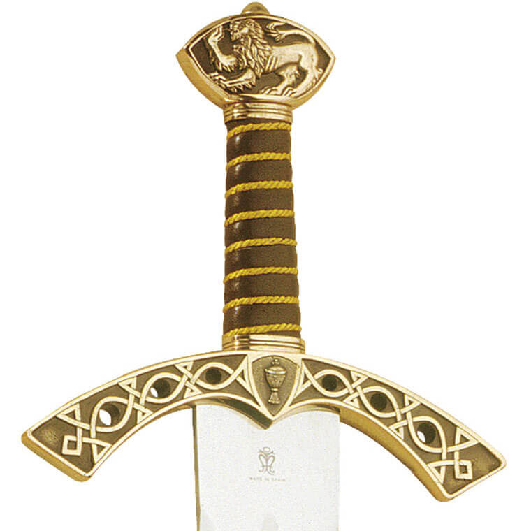 Espada Sir Lancelot Du Lac con empuñadura de bronce Marto 538