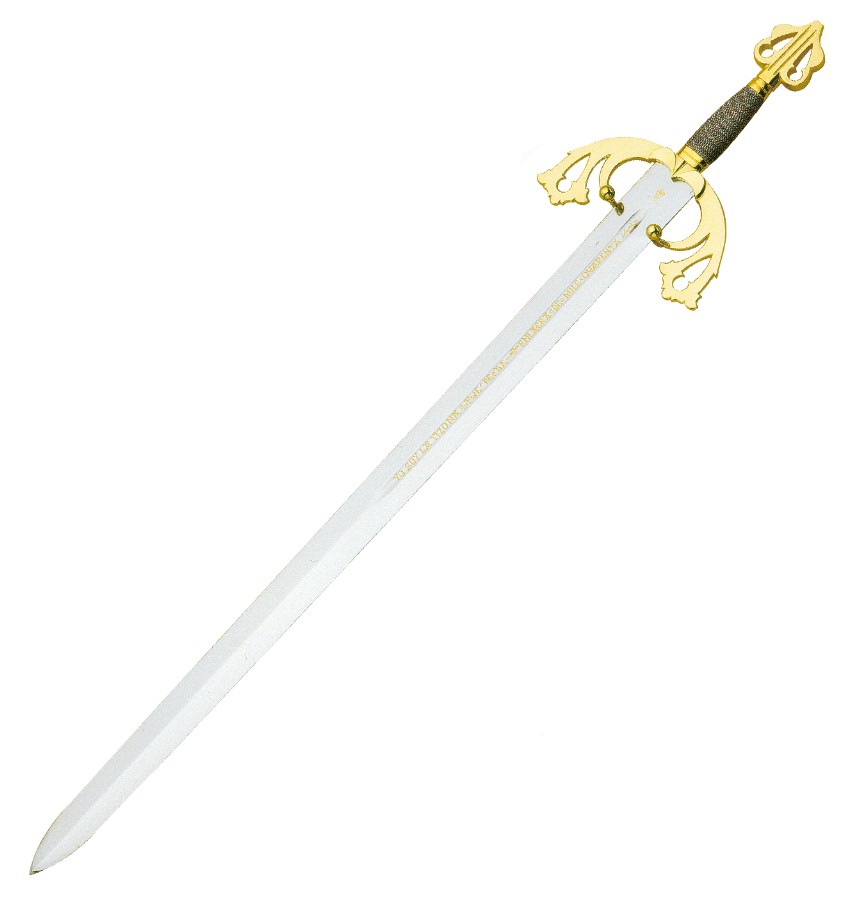 Espada Tizona del Cid con empuñadura de bronce Marto 505