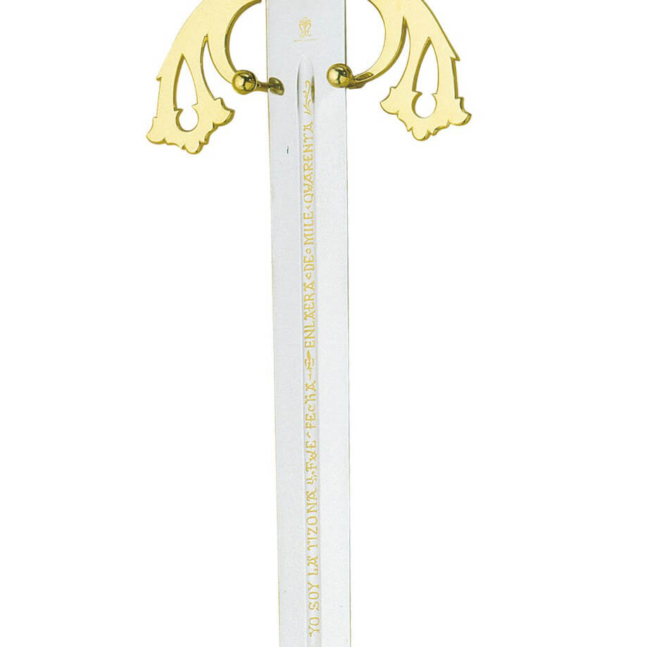 Espada Tizona del Cid con empuñadura de bronce Marto 505