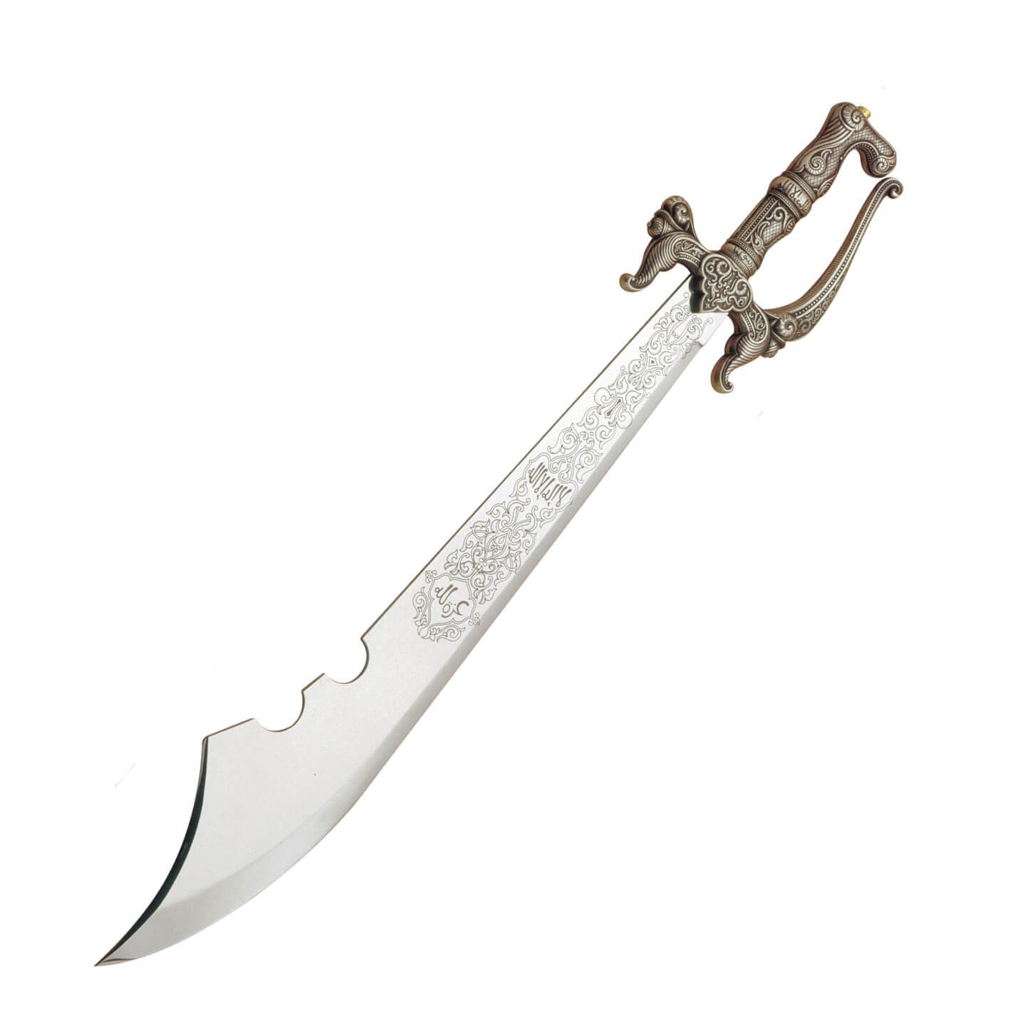 Espada Alfanje árabe con puño de latón Marto 582