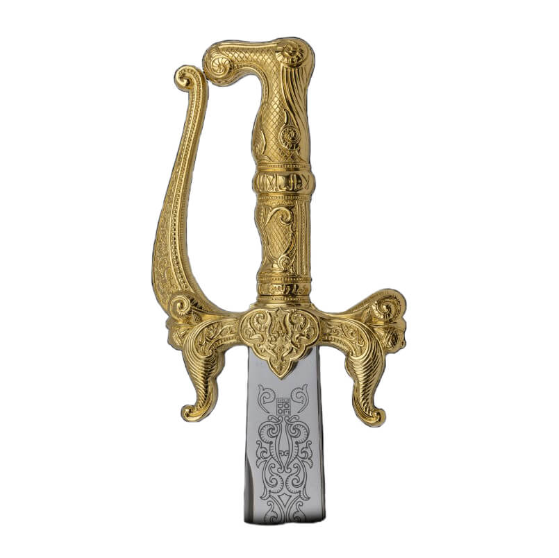 Espada Alfanje árabe con puño de latón Marto 582