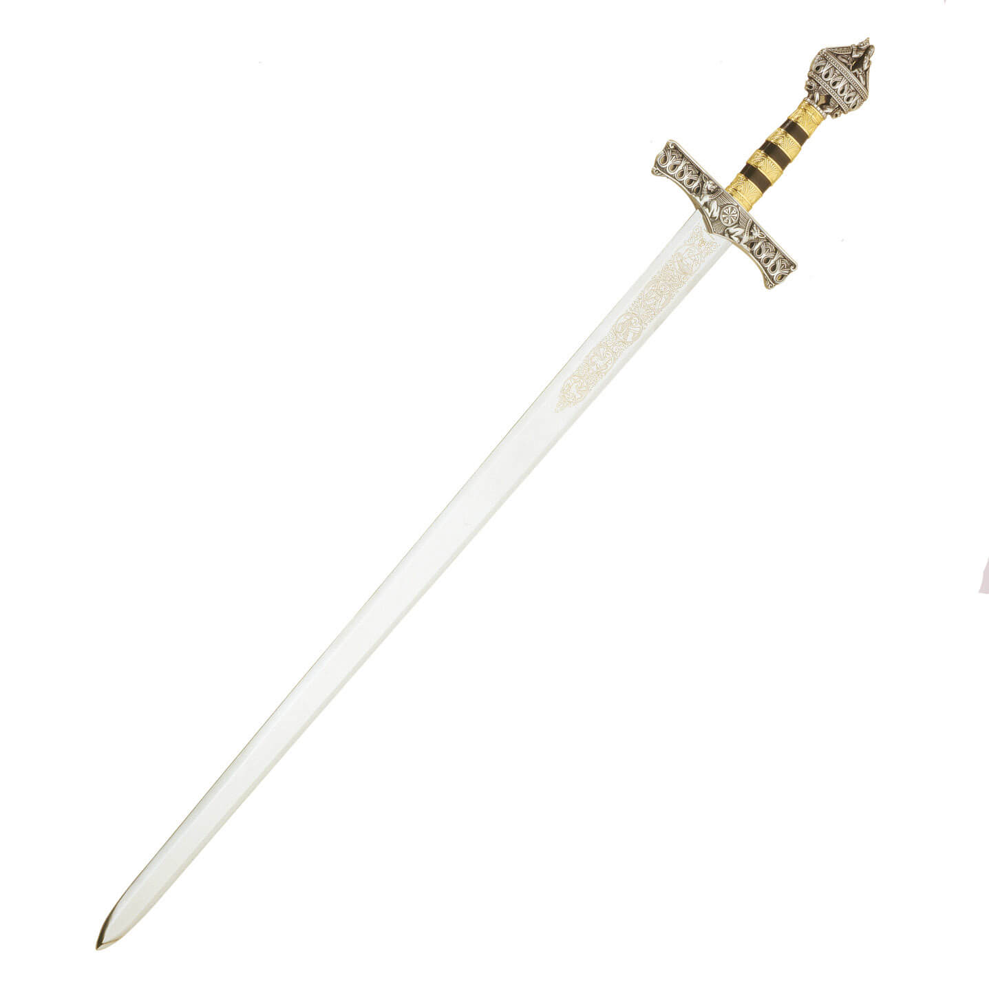 Espada de Barbarroja con empuñadura dorada con decoraciones 566