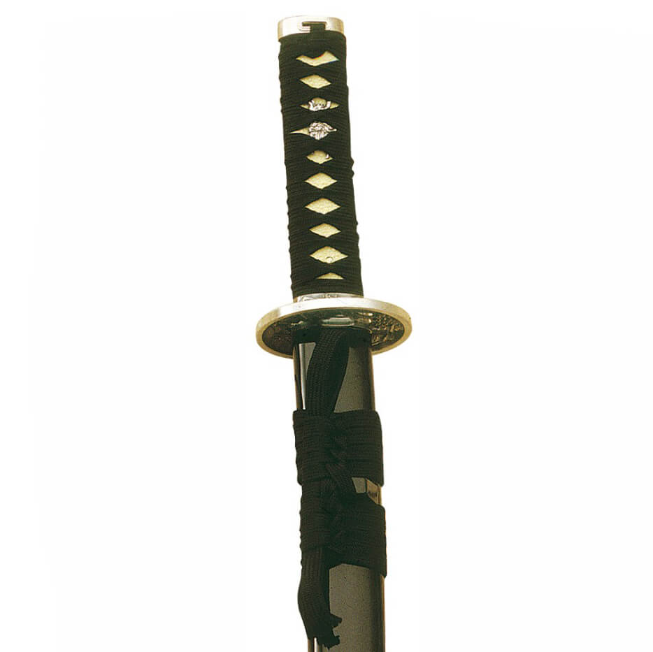 Wakizashi de madera negra de 75 cm con vaina negra Marto 351