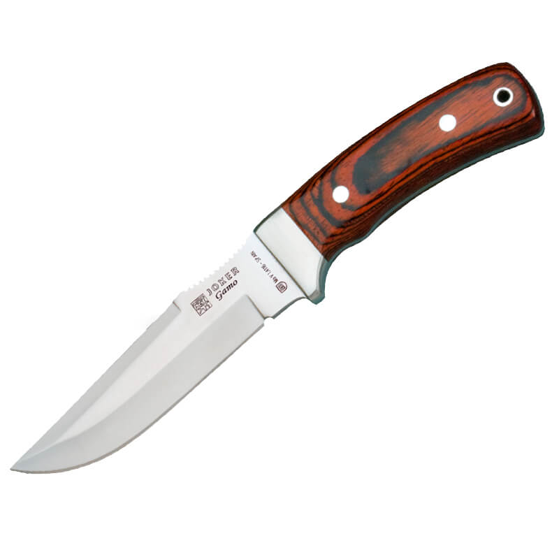 Cuchillo de caza Joker Gamo con mango de estamina con virola y hoja de 13 cm