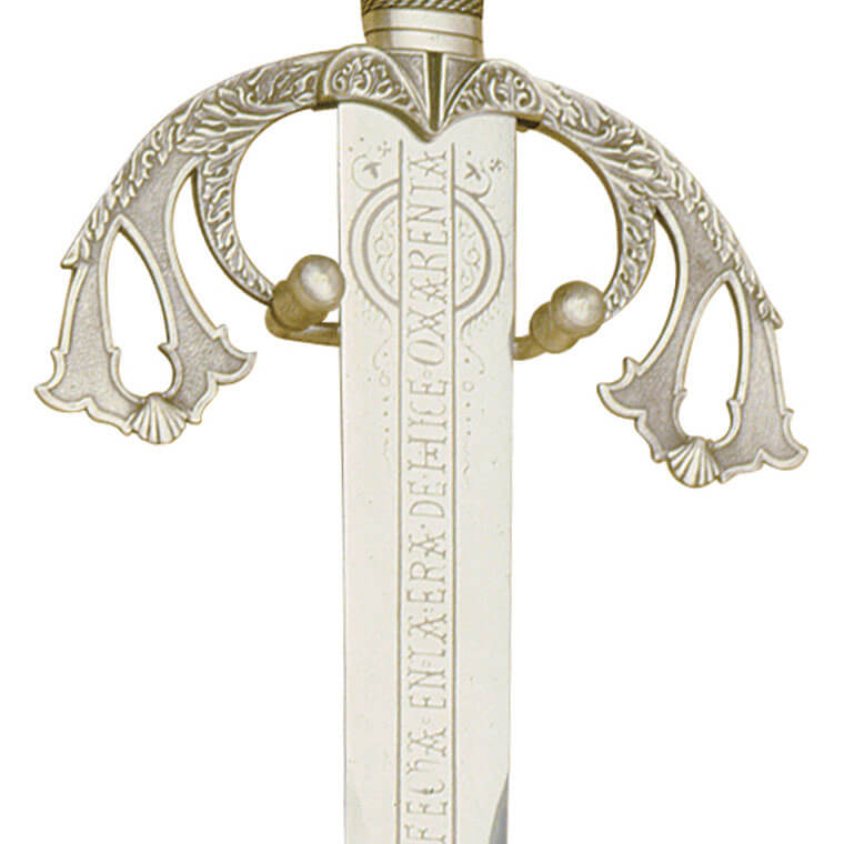 Espada Tizona del Cid bronce con hoja grabada Marto 383