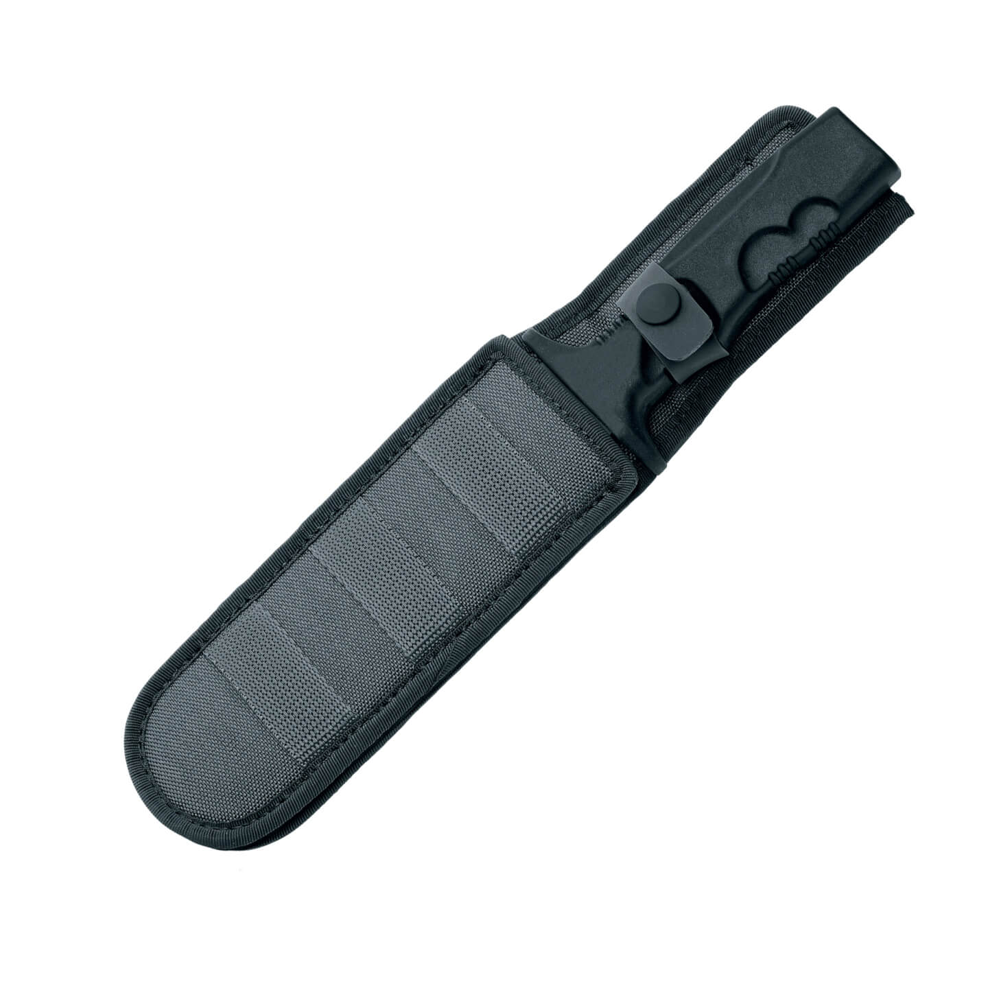 Cuchillo táctico Fox Military Predator Spetsnaz con mango de Forprene negro y hoja de N690Co